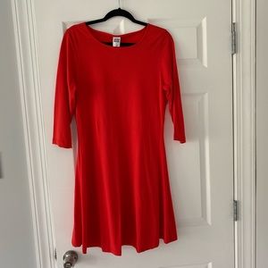 Red Vero Moda fit and flair dress